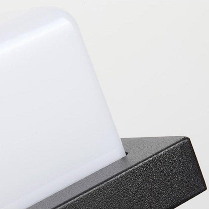 Waterproof Aluminum PC Rectangular LED Wall Sconce Lamp