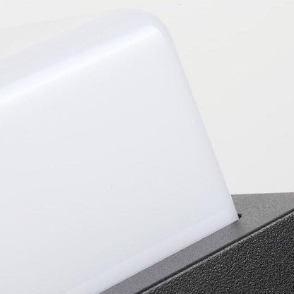 Waterproof Aluminum PC Rectangular LED Wall Sconce Lamp