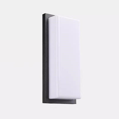 Waterproof Aluminum PC Rectangular LED Wall Sconce Lamp