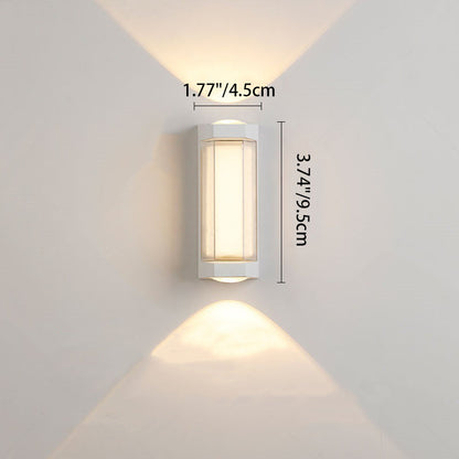 Simplicity Rectangular Cylinder LED Wall Sconce Lamp