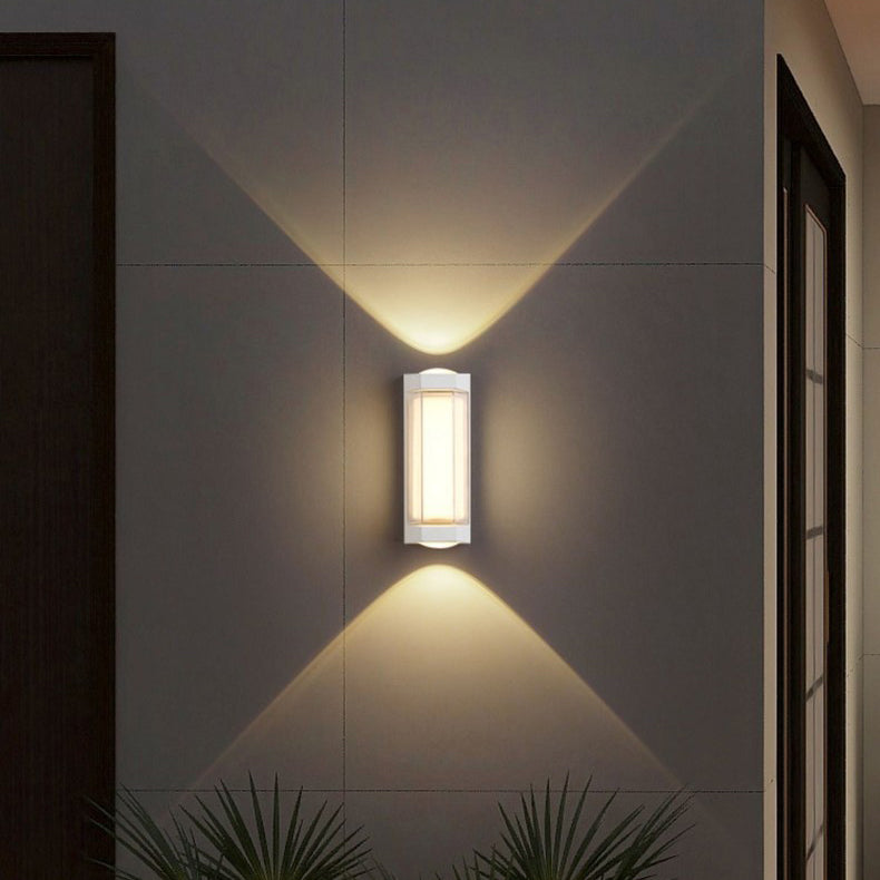 Simplicity Rectangular Cylinder LED Wall Sconce Lamp