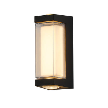 Simplicity Rectangular Cylinder LED Wall Sconce Lamp