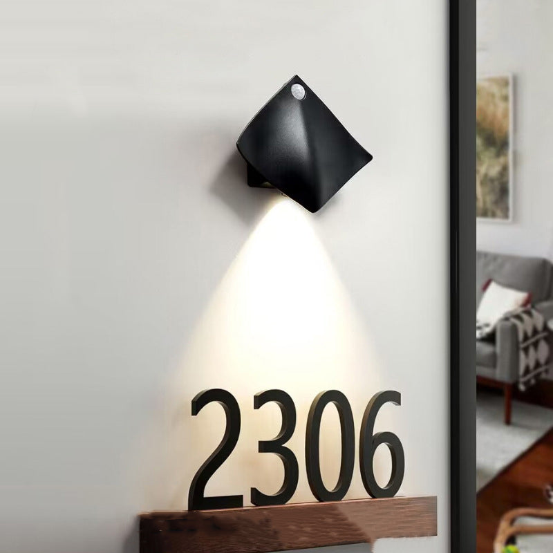 Simplicity Sensor ABS Magnetic Rhombic LED Wall Sconce Lamp
