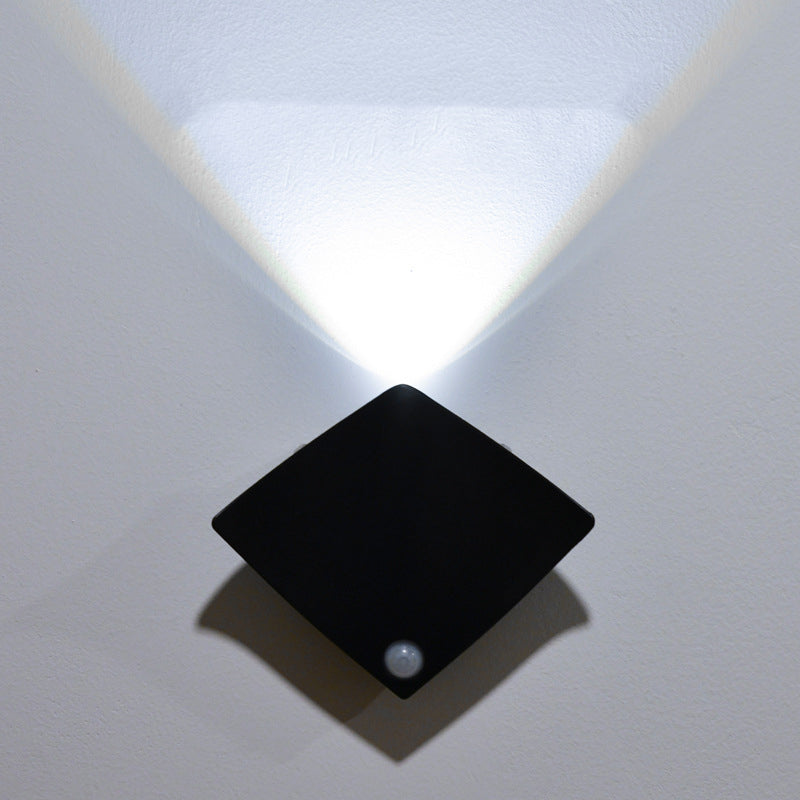 Simplicity Sensor ABS Magnetic Rhombic LED Wall Sconce Lamp