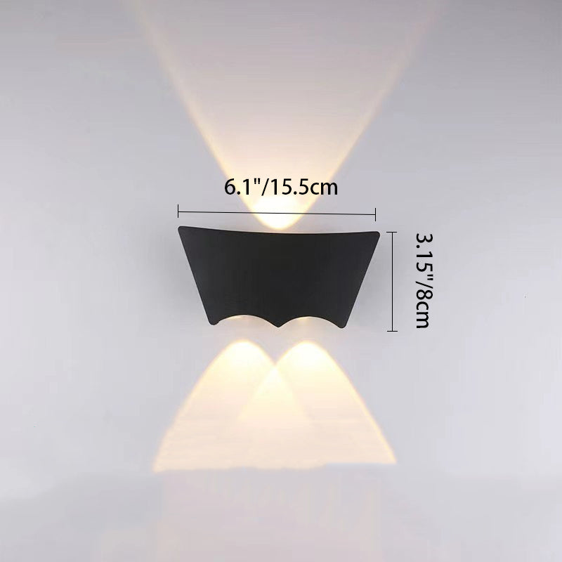 Simplicity Aluminum Letter Geometrical LED Wall Sconce Lamp