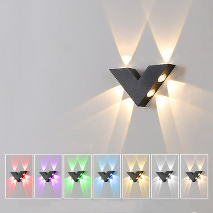 Simplicity Aluminum Letter Geometrical LED Wall Sconce Lamp