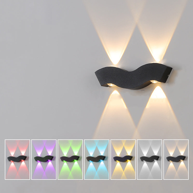 Simplicity Aluminum Letter Geometrical LED Wall Sconce Lamp