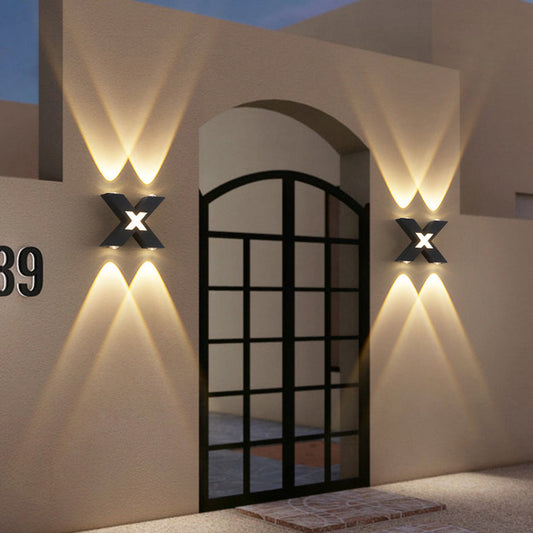 Simplicity Aluminum Letter Geometrical LED Wall Sconce Lamp
