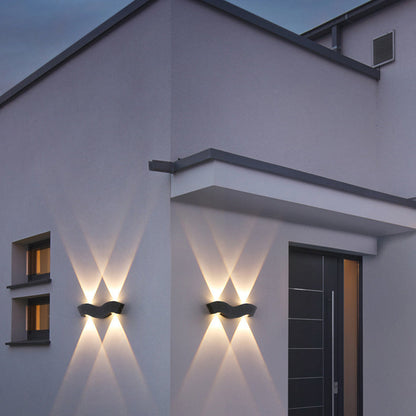 Simplicity Aluminum Letter Geometrical LED Wall Sconce Lamp