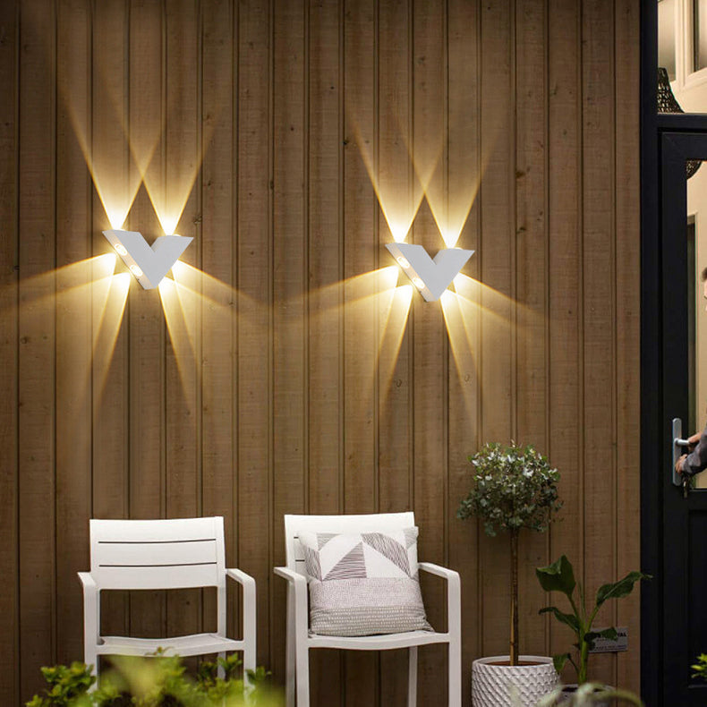 Simplicity Aluminum Letter Geometrical LED Wall Sconce Lamp
