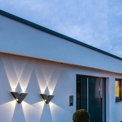 Simplicity Aluminum Letter Geometrical LED Wall Sconce Lamp