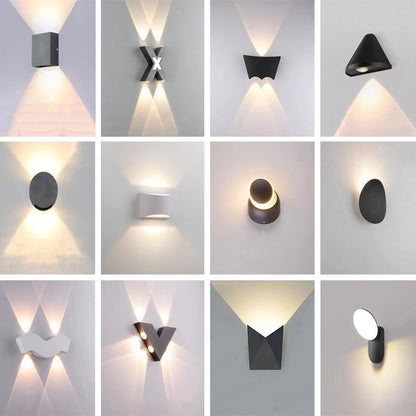 Simplicity Aluminum Letter Geometrical LED Wall Sconce Lamp