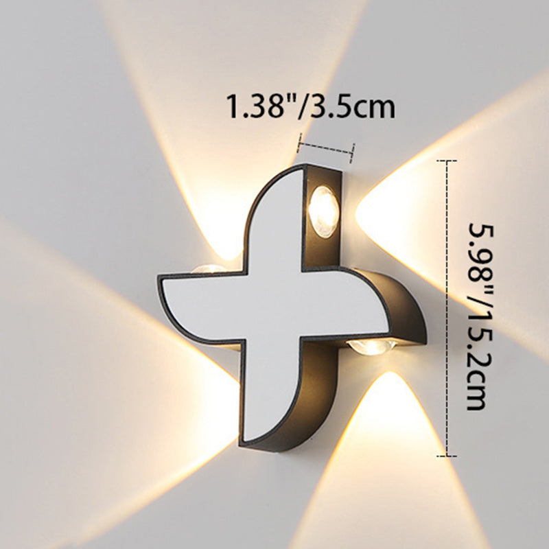 Simplicity Aluminum Letter Geometrical LED Wall Sconce Lamp