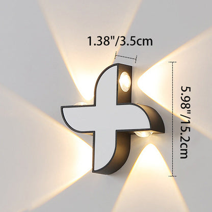 Simplicity Aluminum Letter Geometrical LED Wall Sconce Lamp
