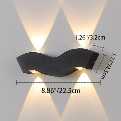 Simplicity Aluminum Letter Geometrical LED Wall Sconce Lamp