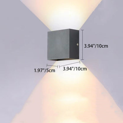 Simplicity Aluminum Letter Geometrical LED Wall Sconce Lamp