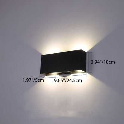 Simplicity Aluminum Letter Geometrical LED Wall Sconce Lamp