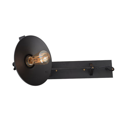 Industrial Iron Rotatable Conic 1-Light Wall Sconce Lamp