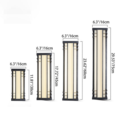 Chinese Rectangular Motion Sensor LED Wall Sconce Lamp