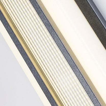 Chinese Rectangular Motion Sensor LED Wall Sconce Lamp
