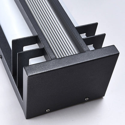 Chinese Rectangular Motion Sensor LED Wall Sconce Lamp