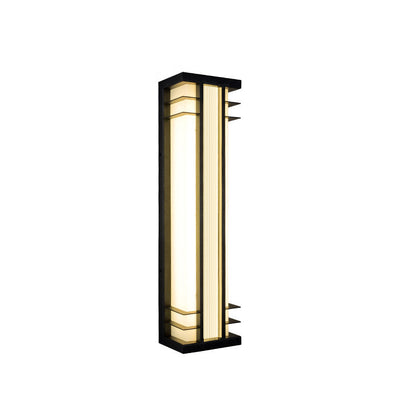 Chinese Rectangular Motion Sensor LED Wall Sconce Lamp