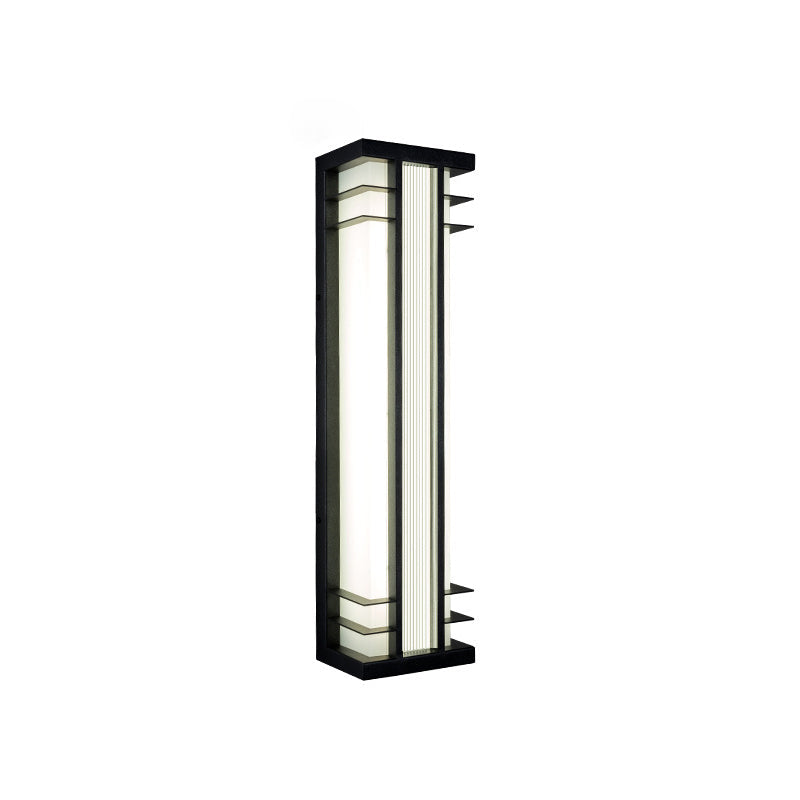 Chinese Rectangular Motion Sensor LED Wall Sconce Lamp