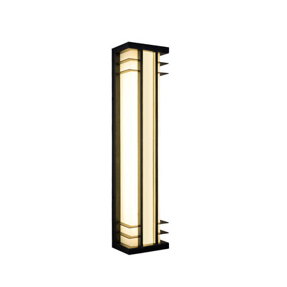 Chinese Rectangular Motion Sensor LED Wall Sconce Lamp