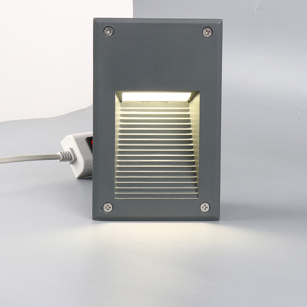 Waterproof Striped LED Recessed Wall Sconce Lamp