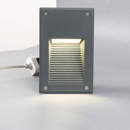 Waterproof Striped LED Recessed Wall Sconce Lamp