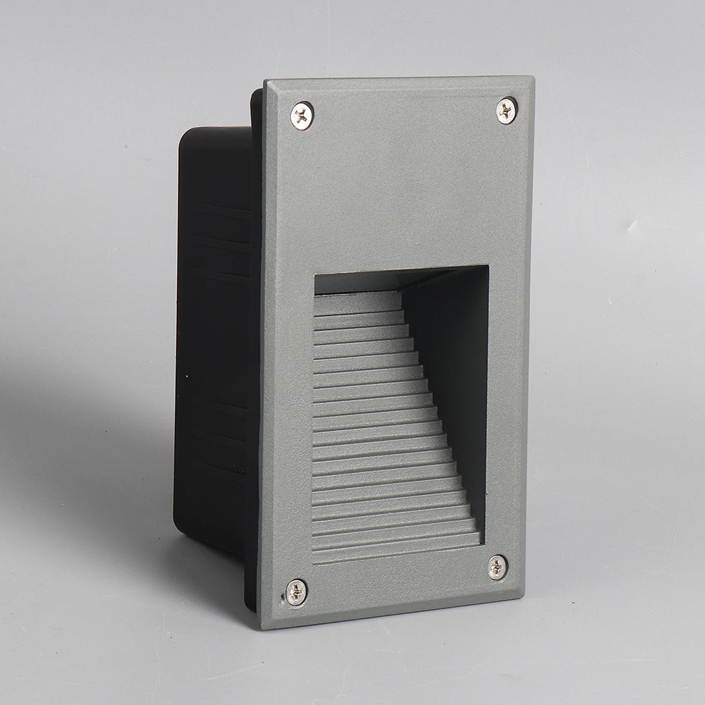 Waterproof Striped LED Recessed Wall Sconce Lamp