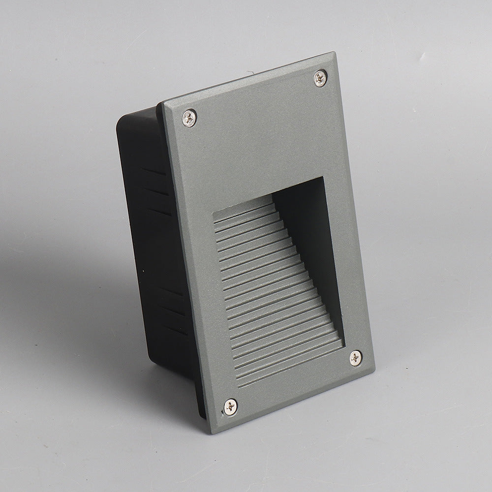 Waterproof Striped LED Recessed Wall Sconce Lamp