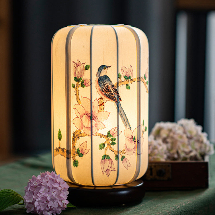 Traditional Chinese Bird Table Lamp