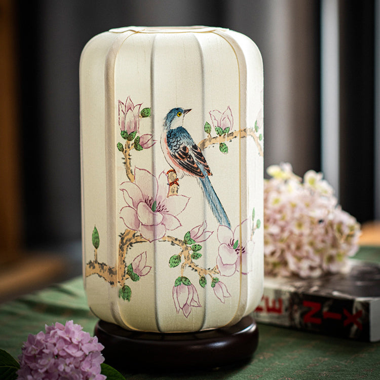 Traditional Chinese Bird Table Lamp