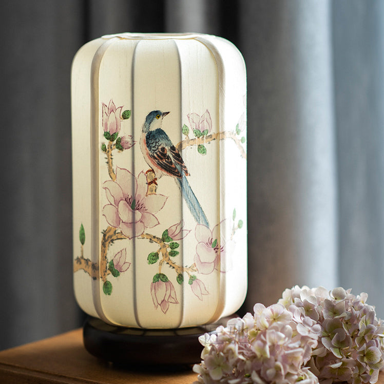 Traditional Chinese Bird Table Lamp