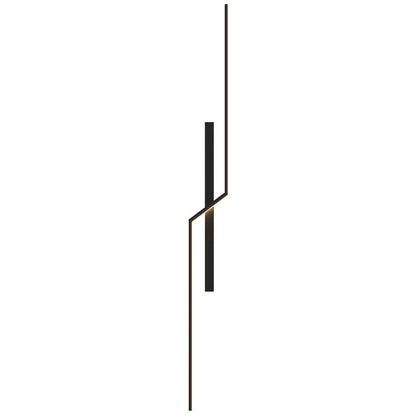 Aluminum Silica Linear Strip LED Wall Sconce Lamp