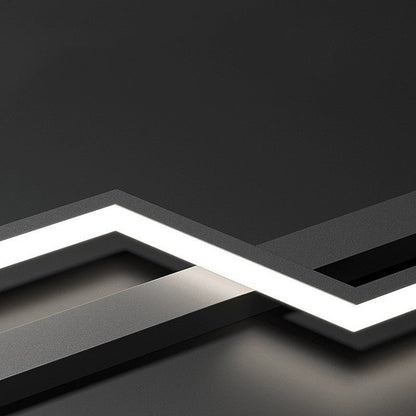 Aluminum Silica Linear Strip LED Wall Sconce Lamp
