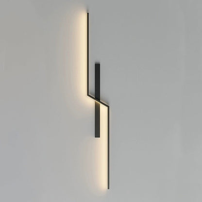 Aluminum Silica Linear Strip LED Wall Sconce Lamp