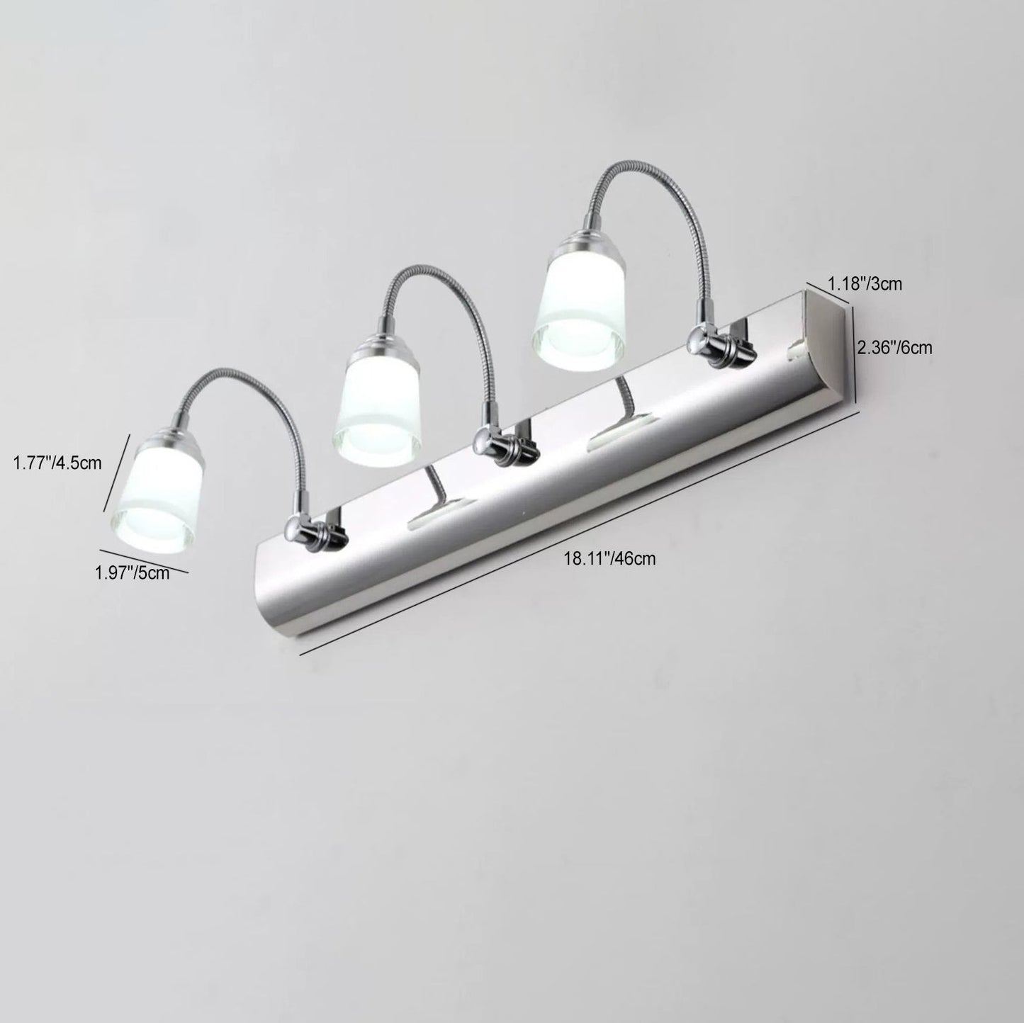 Simplicity Flexible Tube LED Wall Sconce Lamp Vanity Light