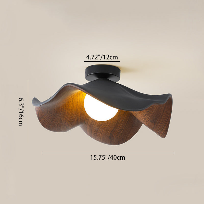 Contemporary Lotus Ceiling Light