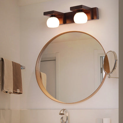 Rubber Rectangular 2/3 Light Wall Sconce Lamp Vanity Light
