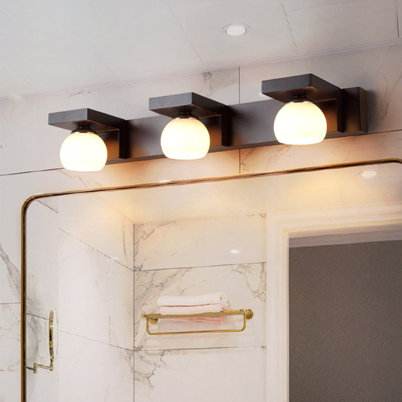 Rubber Rectangular 2/3 Light Wall Sconce Lamp Vanity Light