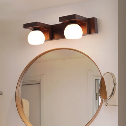 Rubber Rectangular 2/3 Light Wall Sconce Lamp Vanity Light