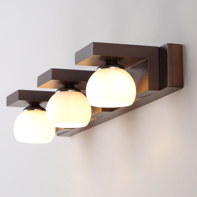 Rubber Rectangular 2/3 Light Wall Sconce Lamp Vanity Light