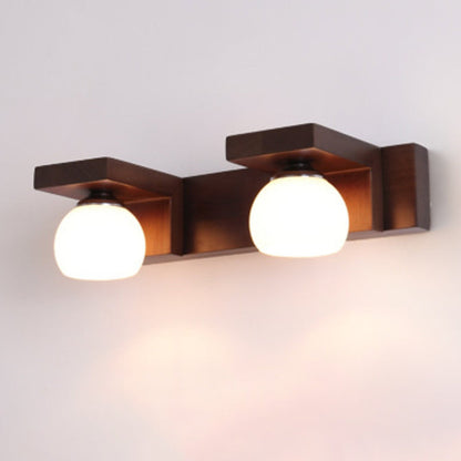 Rubber Rectangular 2/3 Light Wall Sconce Lamp Vanity Light