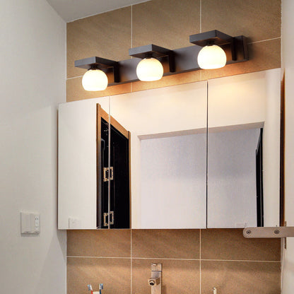 Rubber Rectangular 2/3 Light Wall Sconce Lamp Vanity Light