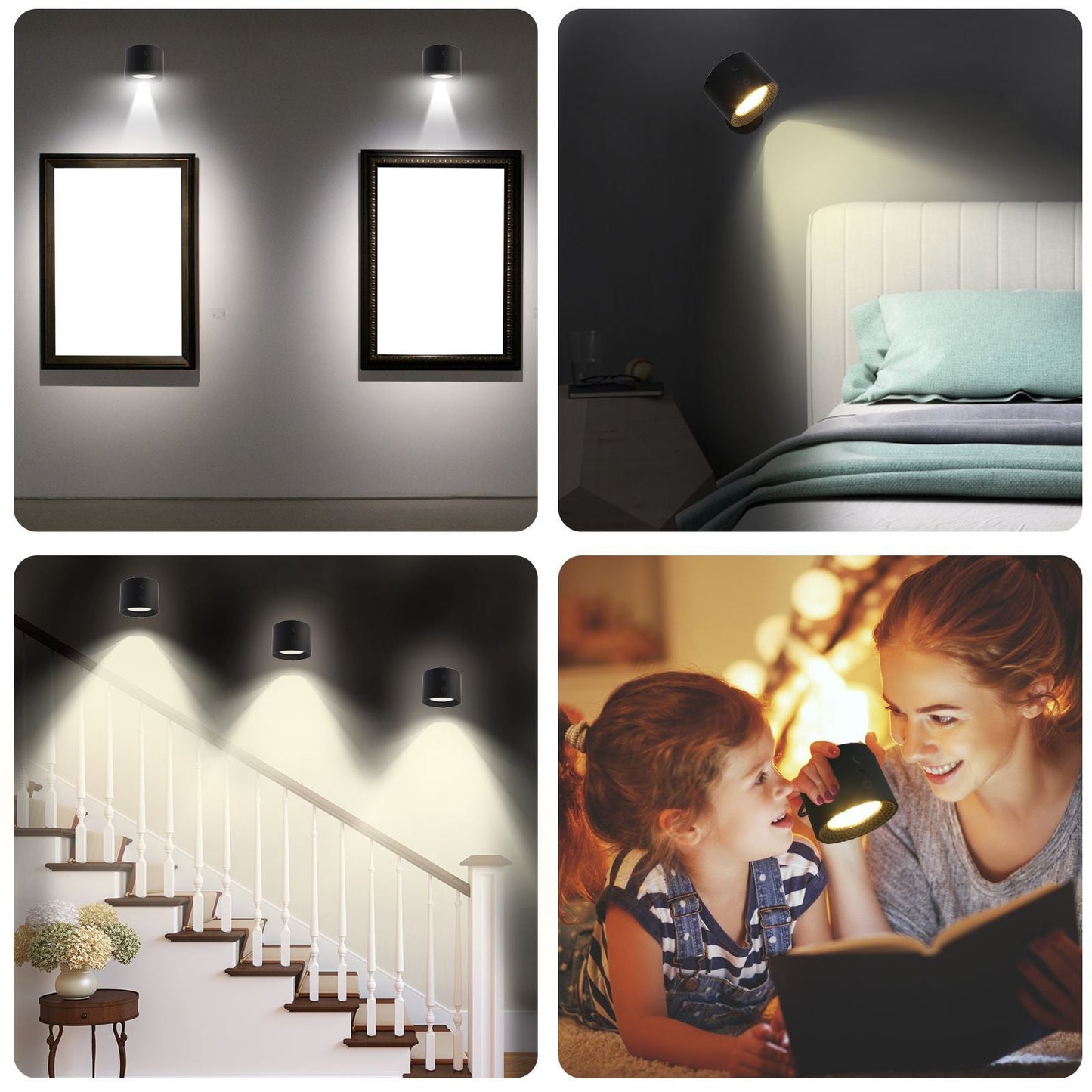 Simplicity ABS Round LED Wall Sconce Lamp Night Light