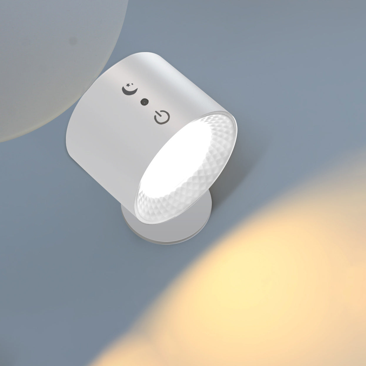 Simplicity ABS Round LED Wall Sconce Lamp Night Light