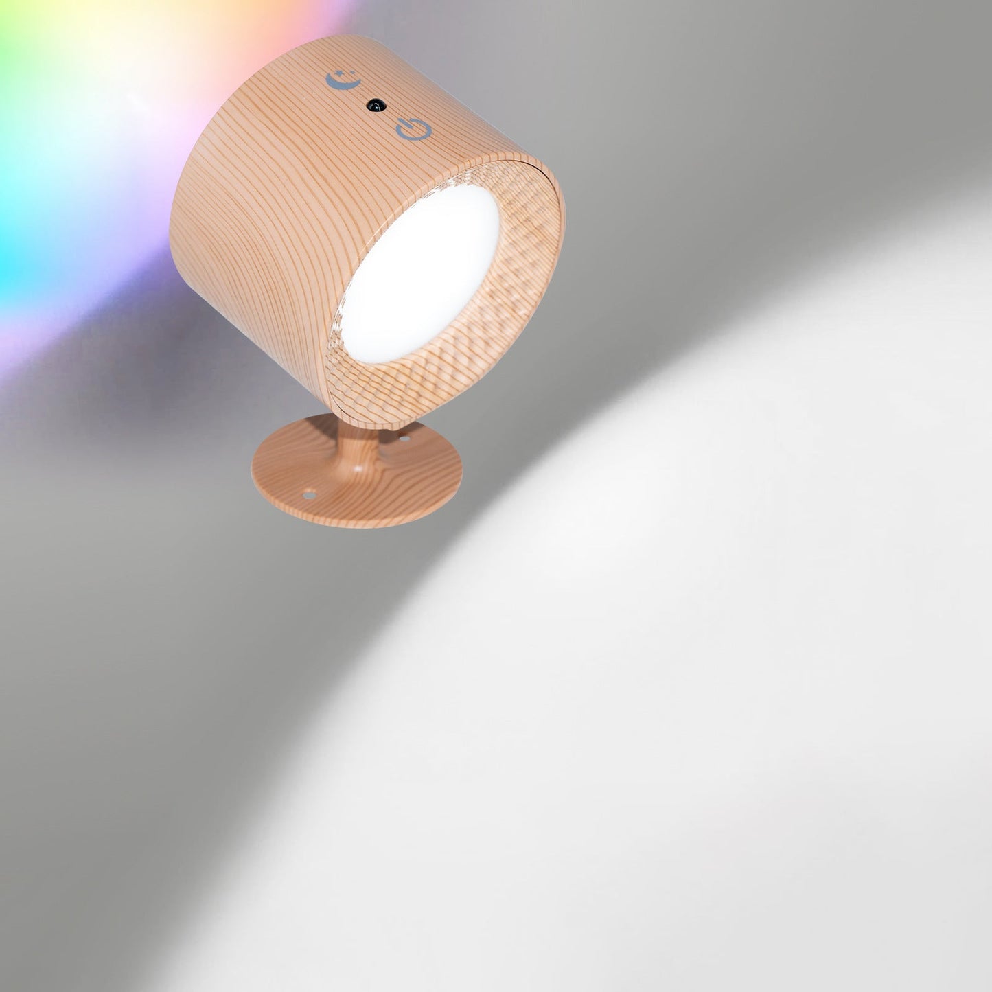 Simplicity ABS Round LED Wall Sconce Lamp Night Light