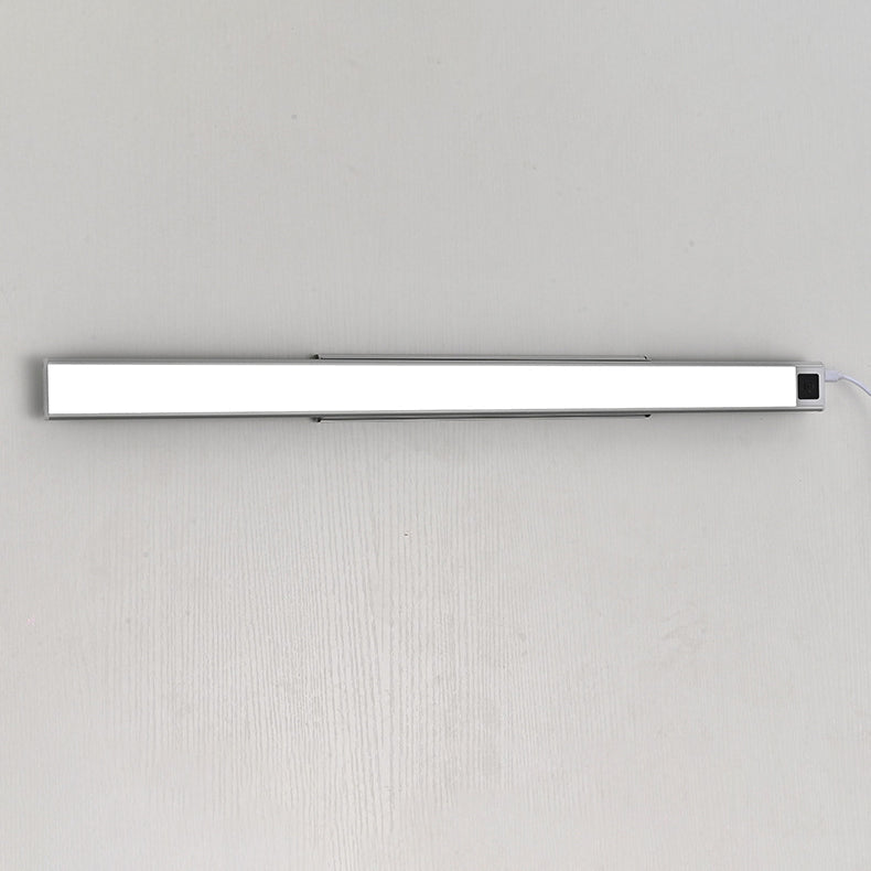 Rechargeable Swipe Sensor Rectangular LED Wall Sconce Lamp